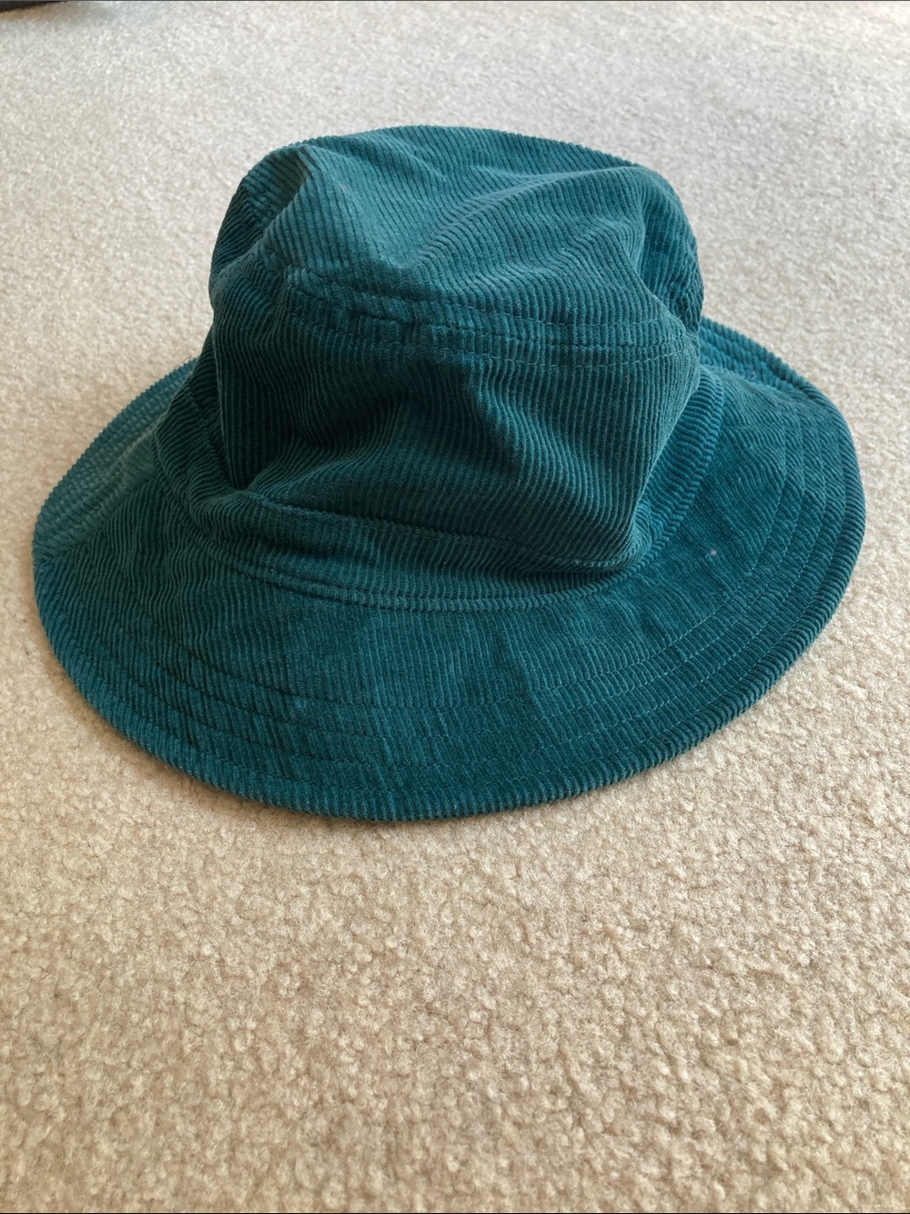 American Eagle Teal Corduroy Bucket Hat
